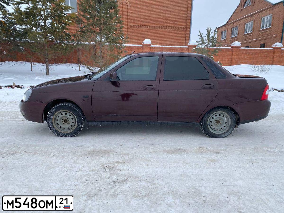 Фото автомобиля LADA 2170 PRIORA, 2012 — госномер В258РС21. Цвет: ТЕМНО-ВИШНЕВЫЙ
