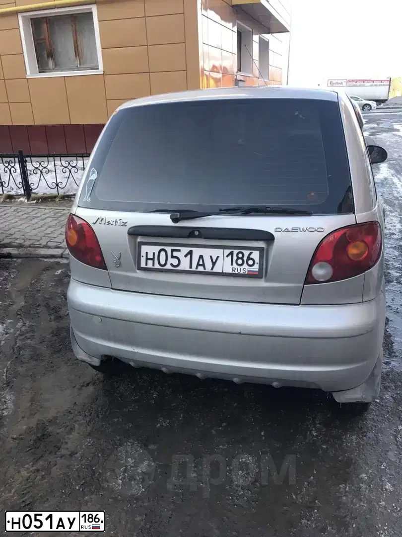 Фото автомобиля DAEWOO MATIZ, 2006 — госномер О967СТ86. Цвет: ПЕРЛАМУТРОВО-СЕРЕБРИСТЫЙ