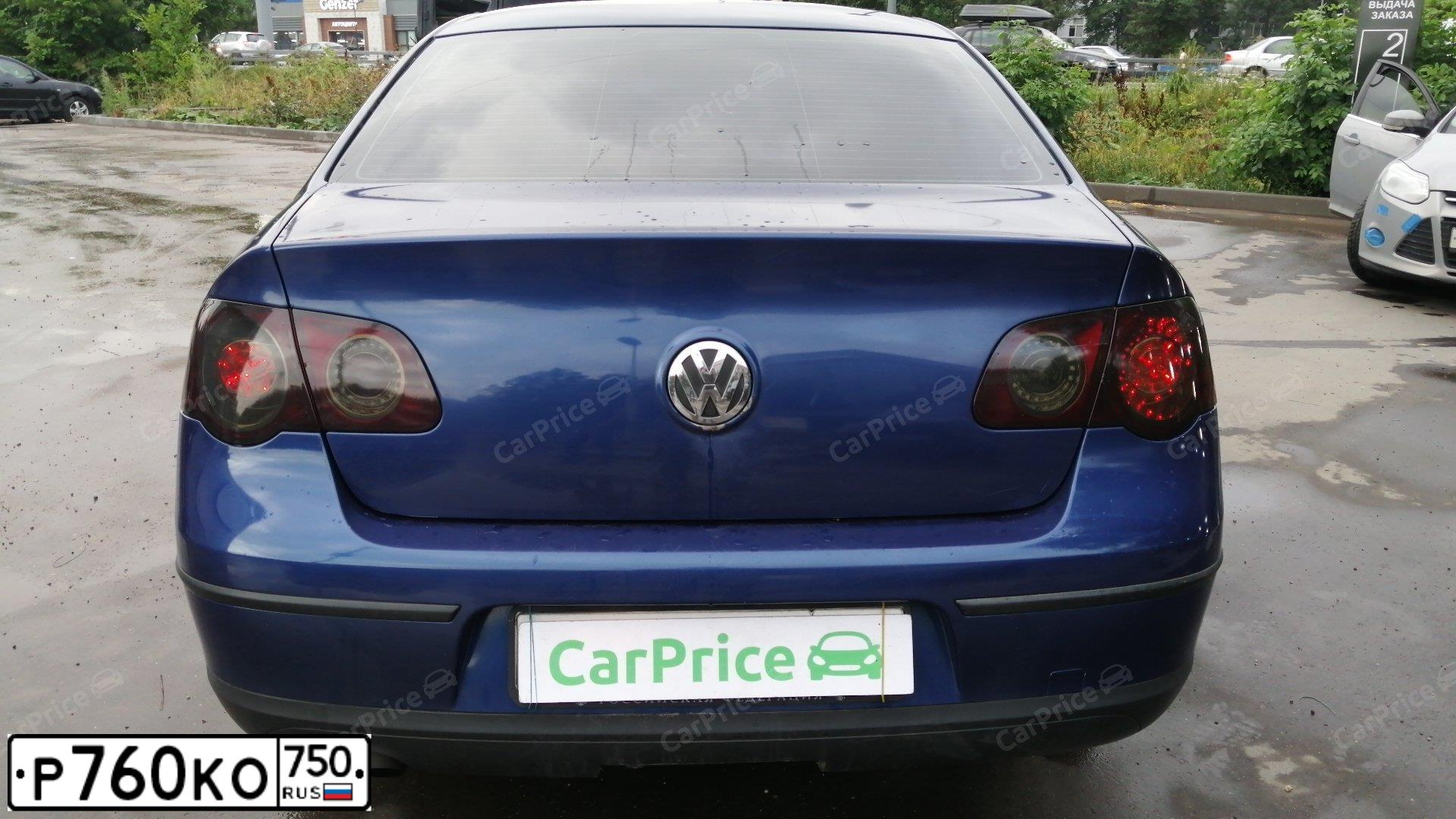 Фото автомобиля VOLKSWAGEN PASSAT, 2007 — госномер Н766МК32. Цвет: синий