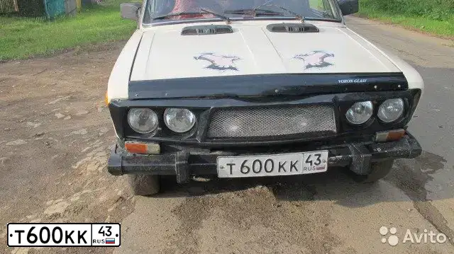 Фото автомобиля LADA 2106, 1989 — госномер Т600КК43. Цвет: СВЕТЛО-БЕЖЕВЫЙ