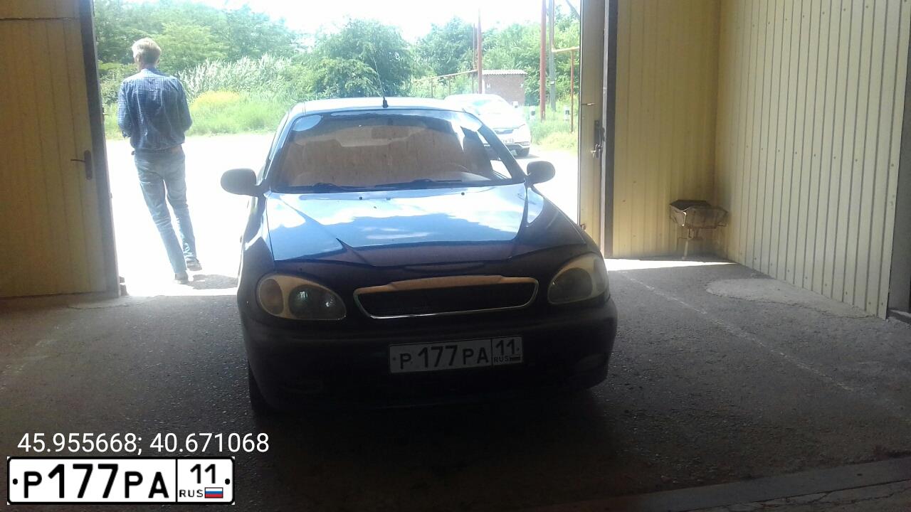 Фото автомобиля ZAZ CHANCE, 2010 — госномер Х003КН56. Цвет: СИНИЙ