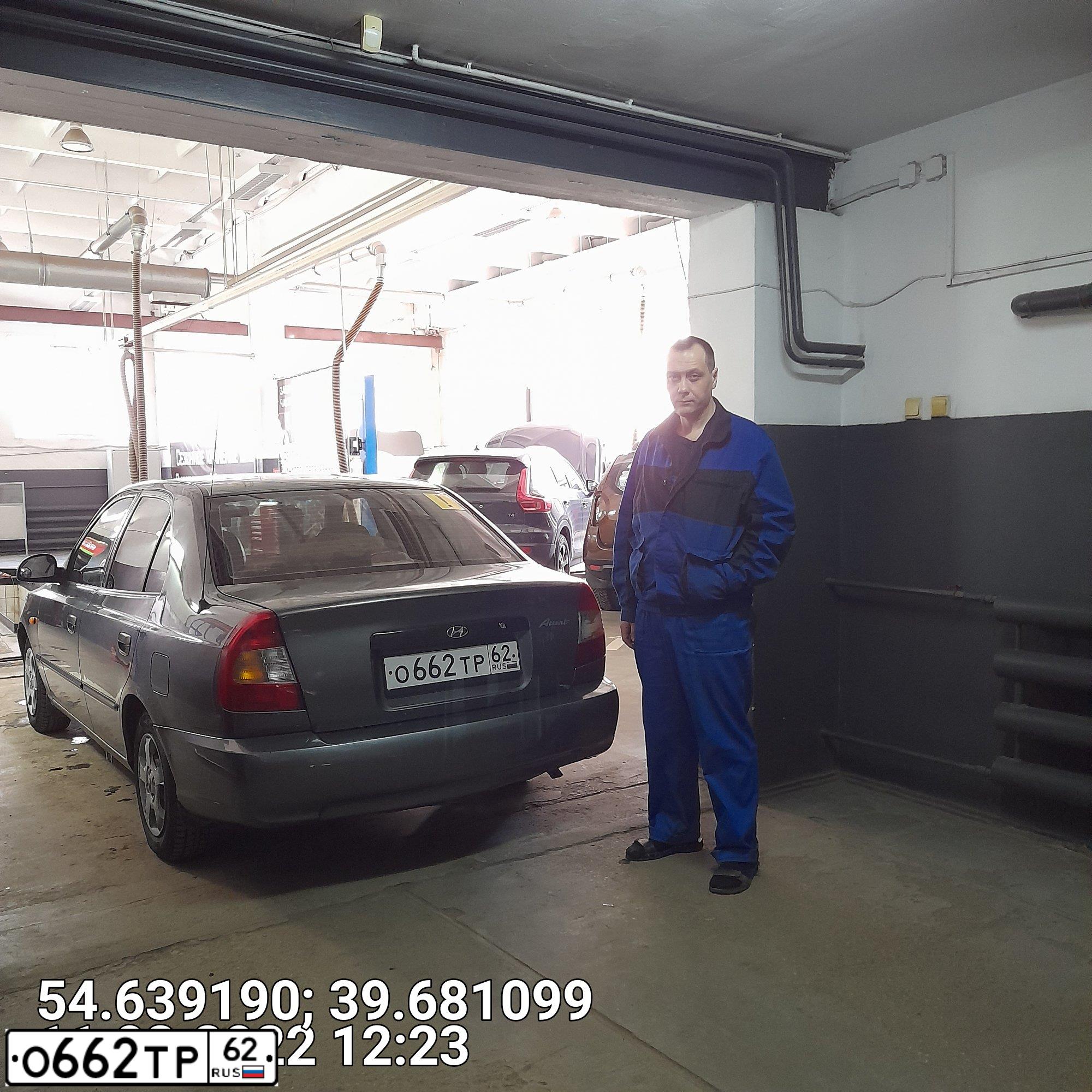 Фото автомобиля TAGAZ ACCENT, 2004 — госномер А296АА21. Цвет: СЕРЫЙ