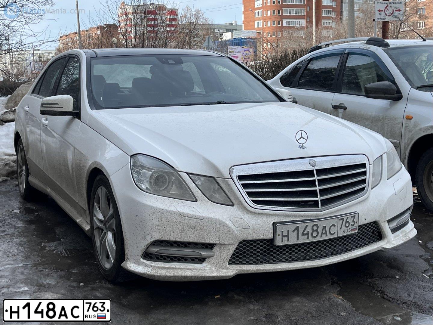Фото автомобиля MERCEDES E-KLASSE, 2013 — госномер К888ВС163. Цвет: Белый