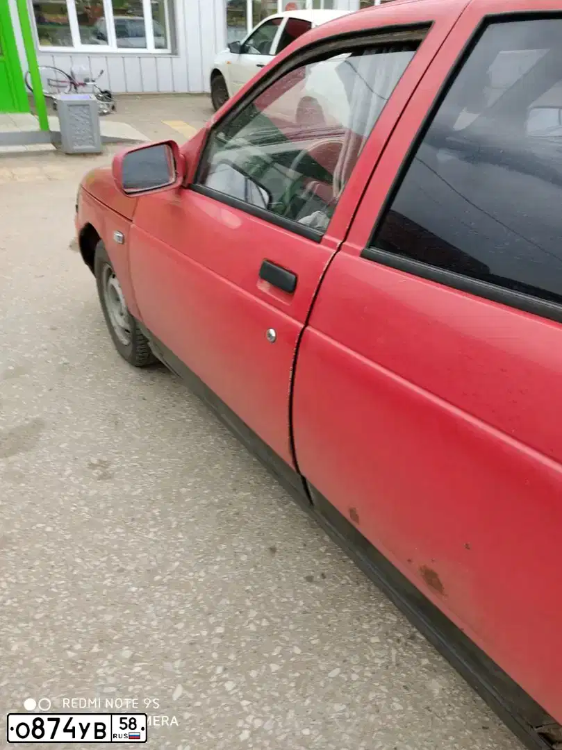 Фото автомобиля LADA 2110, 1998 — госномер О874УВ58. Цвет: КРАСНЫЙ
