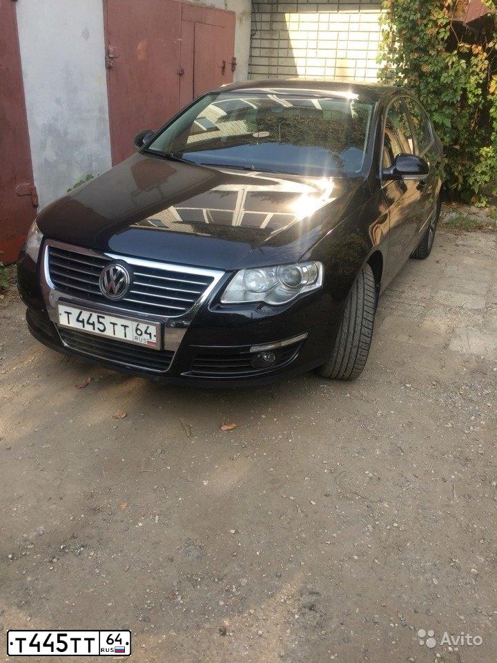 Фото автомобиля VOLKSWAGEN PASSAT, 2007 — госномер Т445ТТ64. Цвет: ЧЕРНЫЙ