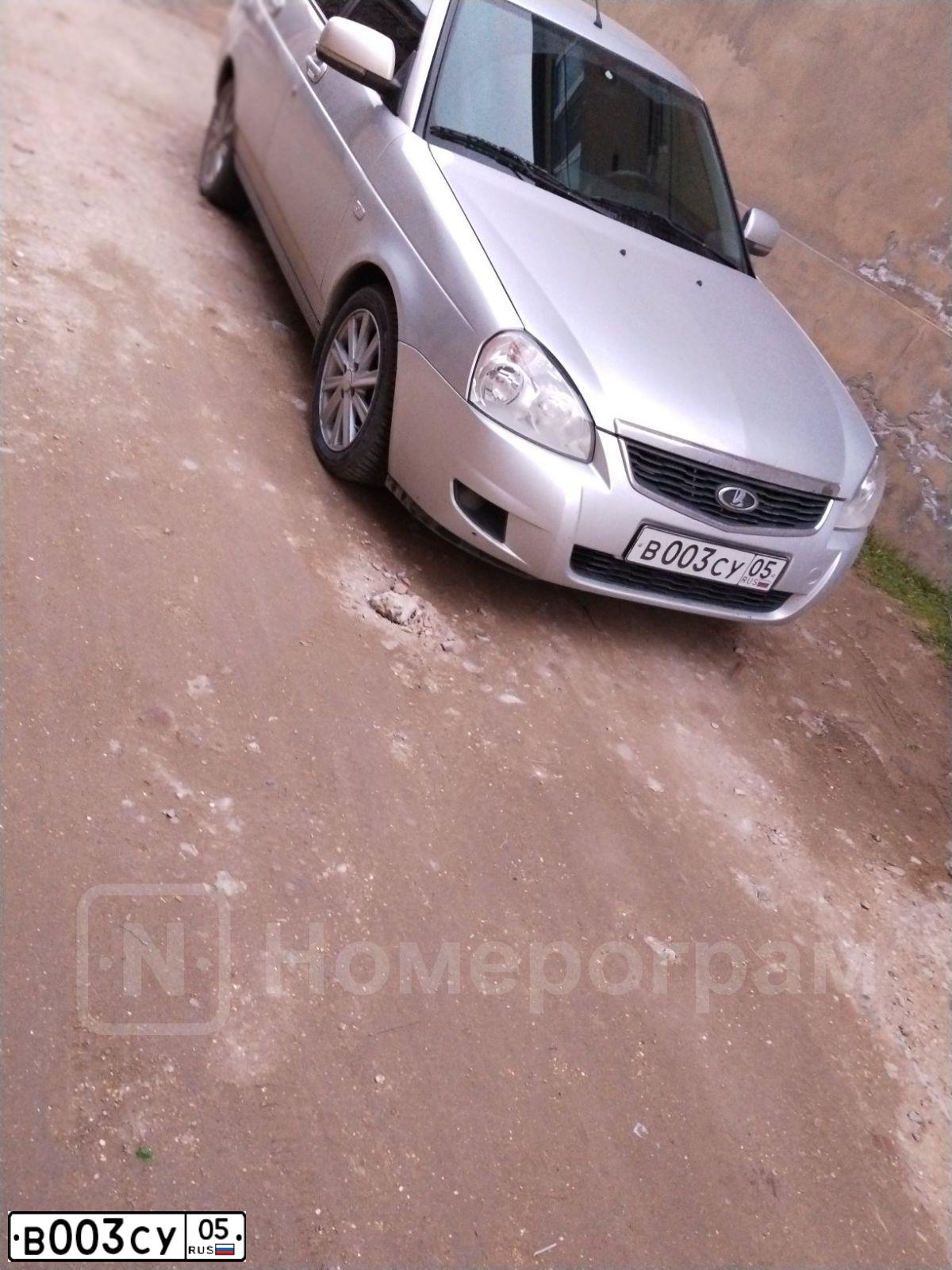 Фото автомобиля LADA 2170 PRIORA, 2012 — госномер Т099ОР05. Цвет: Белый