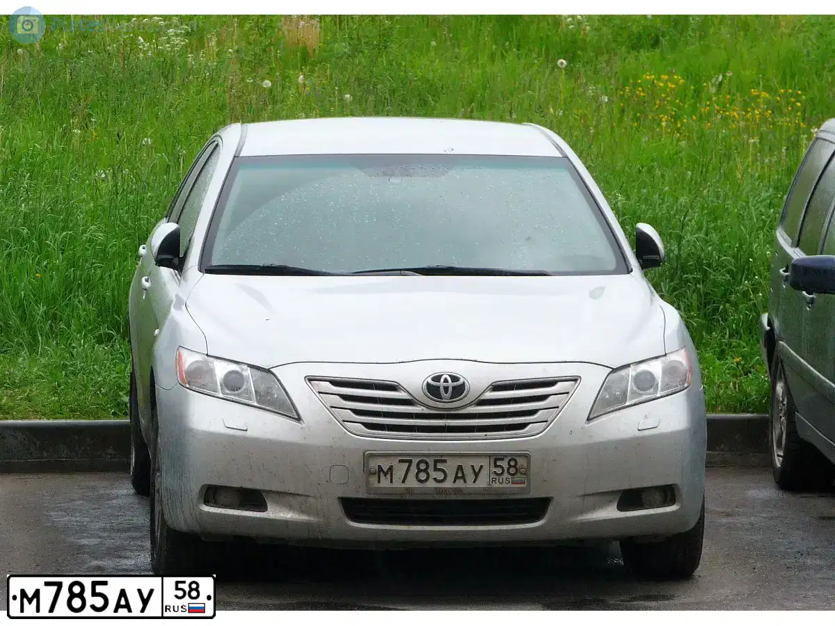 Фото автомобиля TOYOTA CAMRY, 2007 — госномер М785АУ58