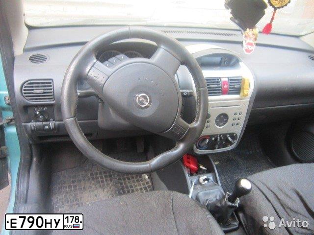 Фото автомобиля OPEL CORSA, 2002 — госномер Е790НУ178. Цвет: СВЕТЛО-ЗЕЛЕНЫЙ