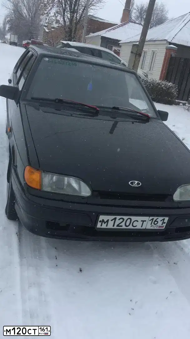 Фото автомобиля LADA 2114 SAMARA, 2010 — госномер М120СТ161. Цвет: Сине-Черный