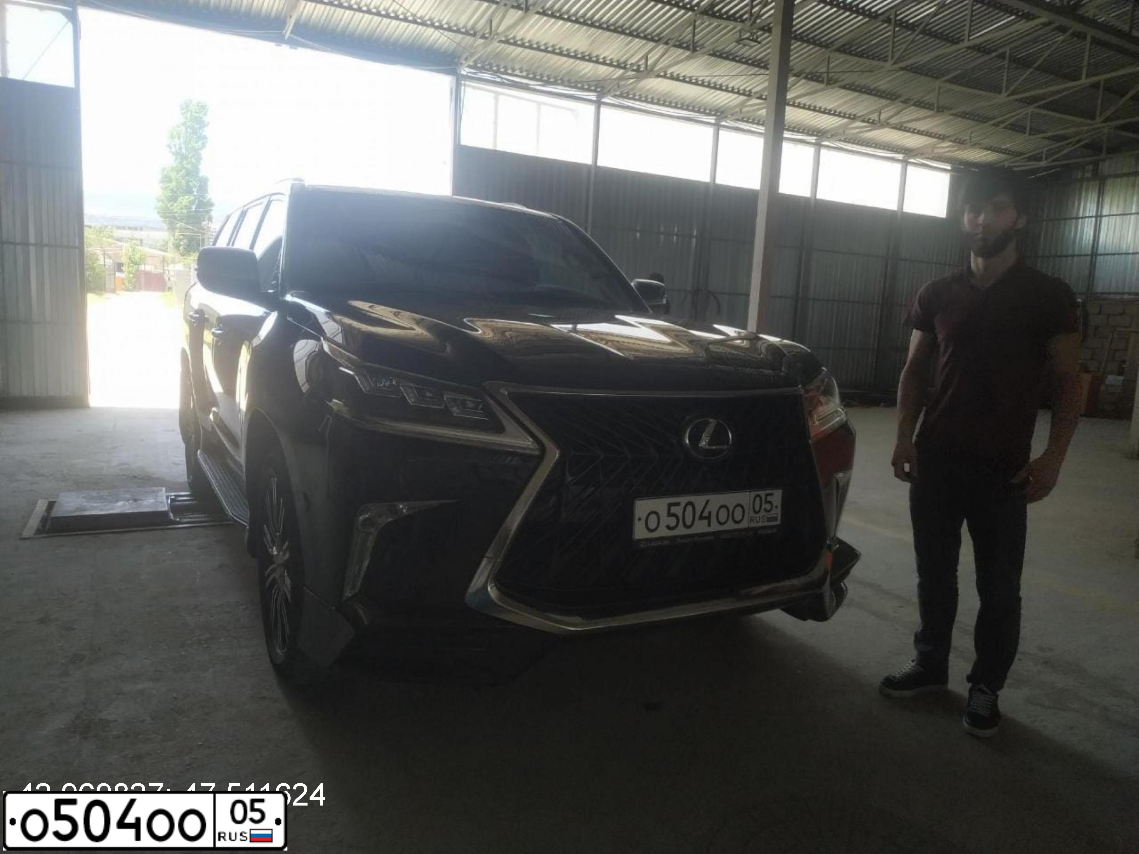 Фото автомобиля TOYOTA LANDCRUISER 200, 2018 — госномер К007НС86. Цвет: черный