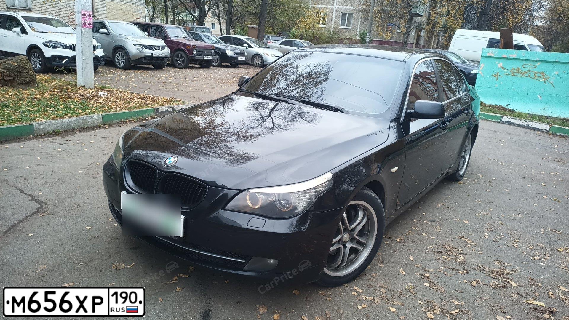 Фото автомобиля BMW 530I, 2007 — госномер С806ВР550. Цвет: ЧЕРНЫЙ