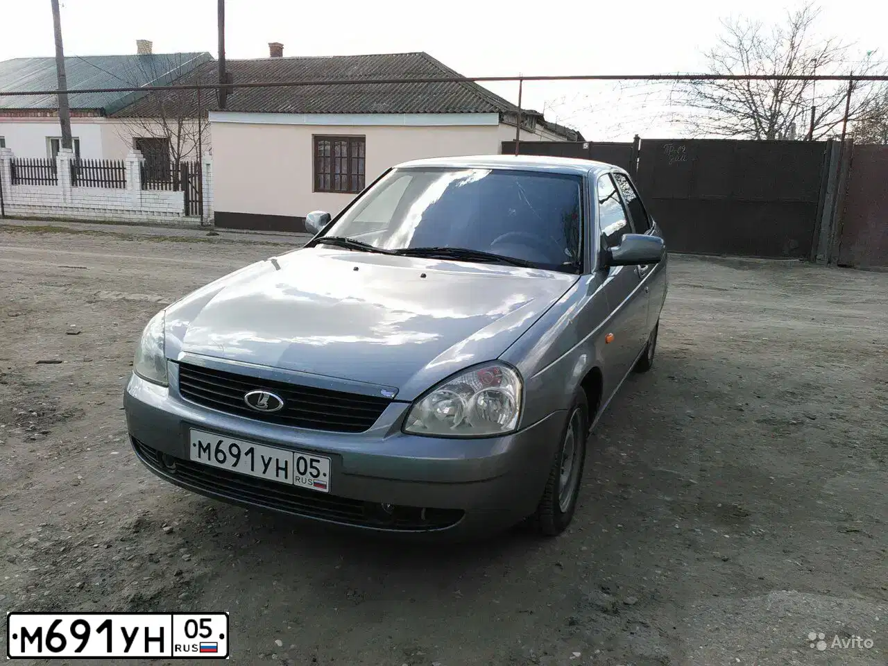 Фото автомобиля LADA PRIORA, 2008 — госномер Т747УТ05. Цвет: СРЕДНИЙ СЕРО-ЗЕЛЕНЫЙ МЕТ.