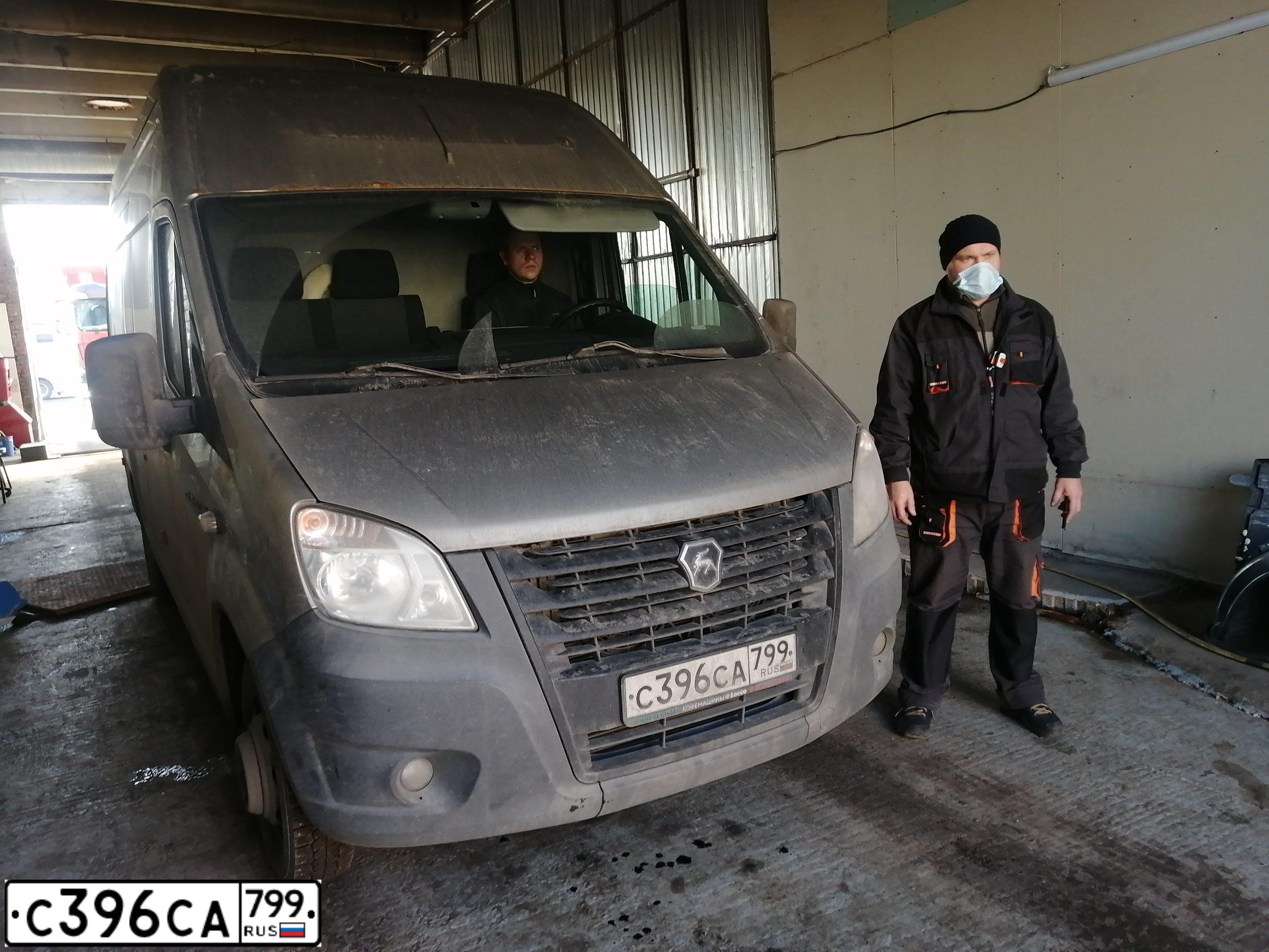 Фото автомобиля GAZ GAZEL NEXT, 2019 — госномер С396СА799. Цвет: СЕРЫЙ