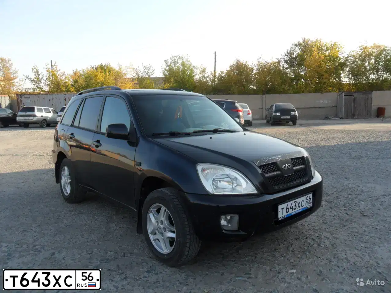 Фото автомобиля CHERY TIGGO, 2007 — госномер Т643ХС56. Цвет: ЧЕРНЫЙ