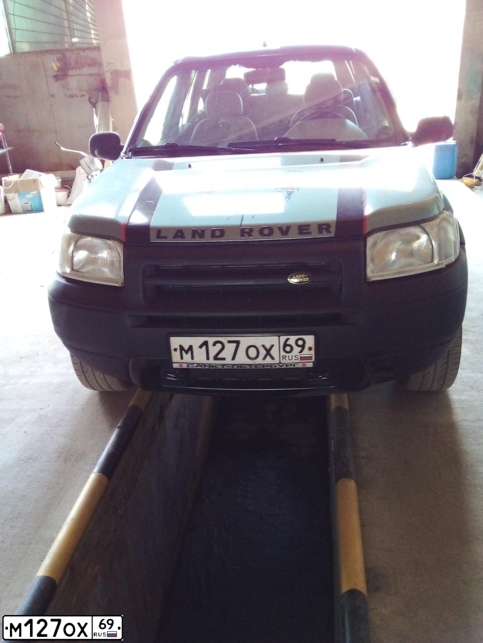 Фото автомобиля LANDROVER FREELANDER, 2001 — госномер М127ОХ69. Цвет: ЗЕЛЕНЫЙ