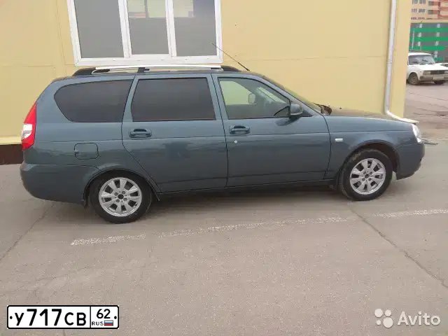 Фото автомобиля LADA 2171 PRIORA, 2014 — госномер У717СВ62. Цвет: Серо-Синий
