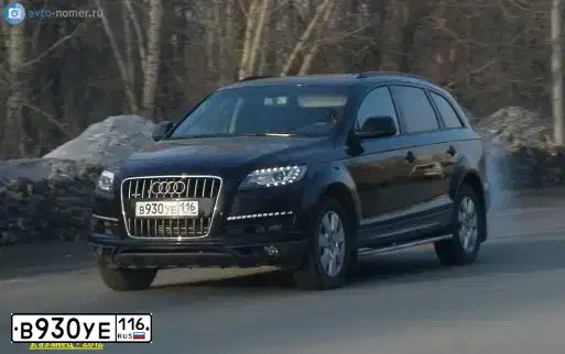 Фото автомобиля AUDI Q7, 2010 — госномер А246ТМ252. Цвет: ЧЕРНЫЙ