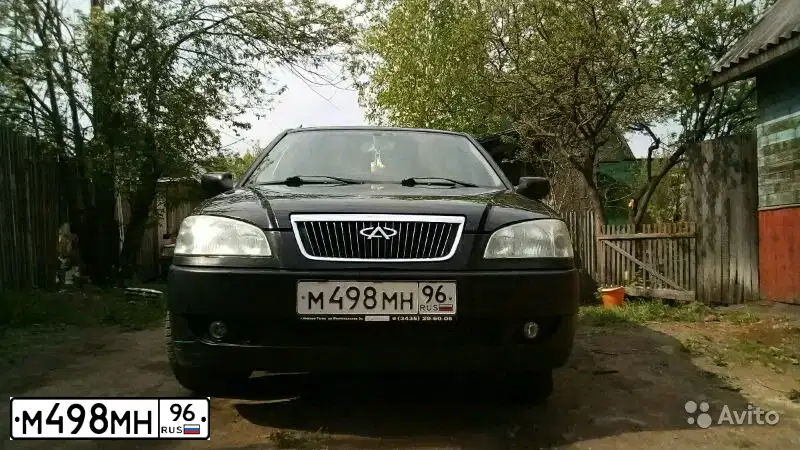 Фото автомобиля CHERY AMULET /FLAGCLOUD/, 2008 — госномер М498МН96. Цвет: ЧЕРНЫЙ