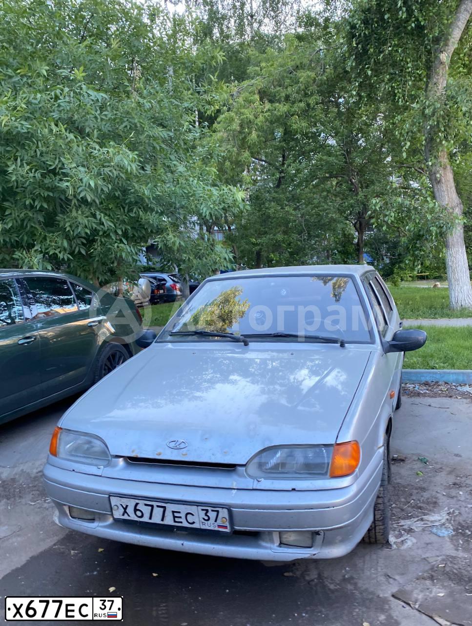 Фото автомобиля LADA 2114 SAMARA, 2008 — госномер Х677ЕС37. Цвет: СВЕТЛО-СЕРЕБРИСТЫЙ МЕТАЛЛ