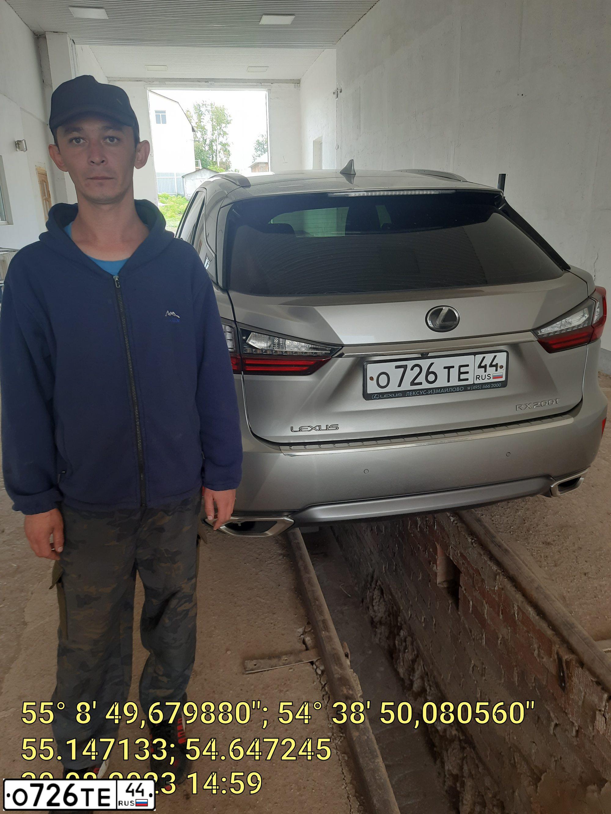 Фото автомобиля KIA OPTIMA, 2019 — госномер О745УО44. Цвет: синий