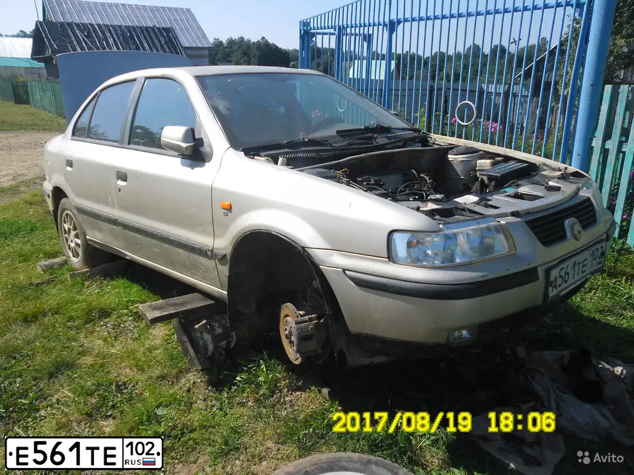 Фото автомобиля LADA 2115 SAMARA, 2006 — госномер Е561ТЕ102. Цвет: графитовый металлик