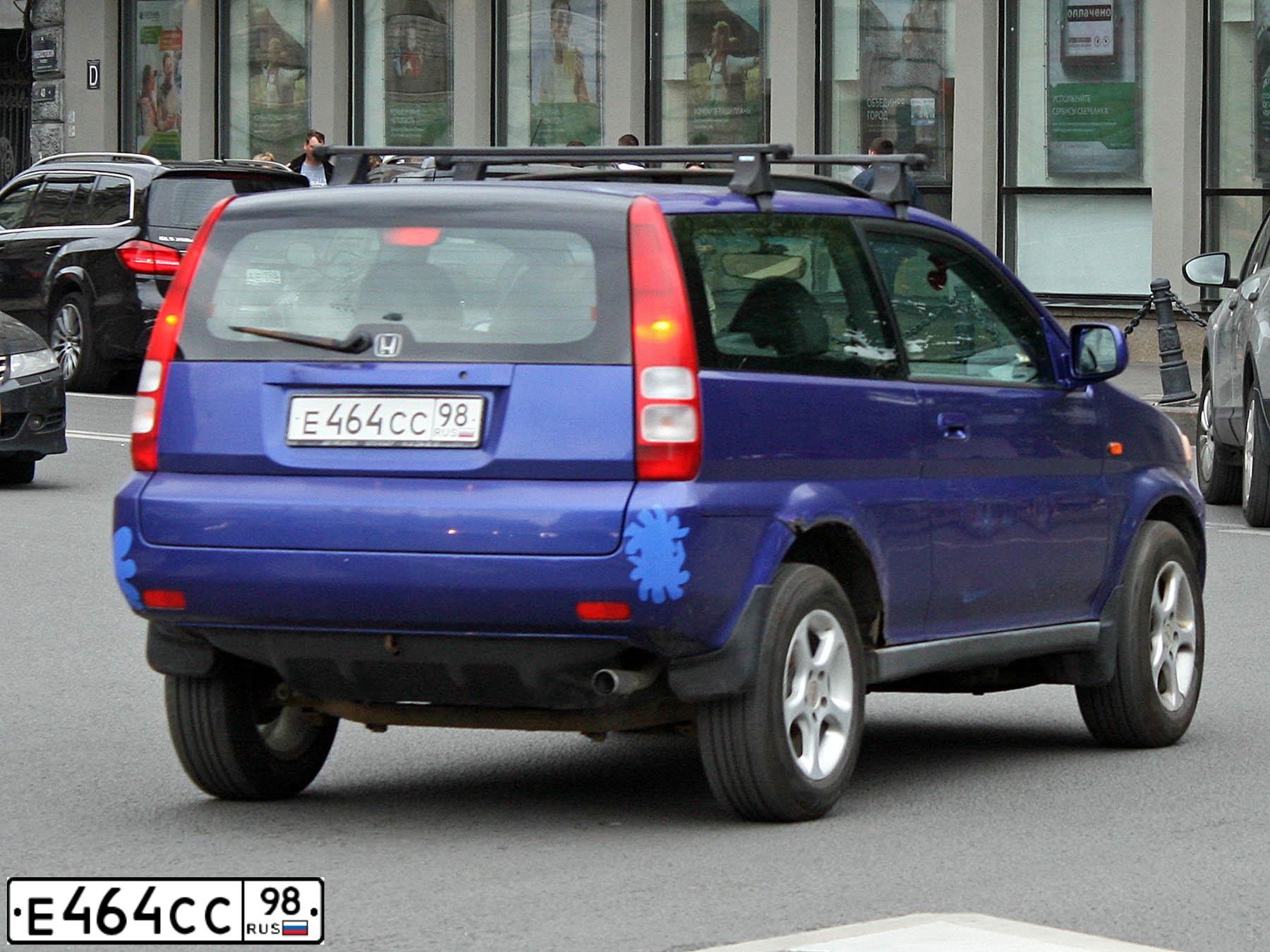 Фото автомобиля HONDA HR-V, 1998 — госномер М210КВ147. Цвет: ТЕМНО-СИНИЙ