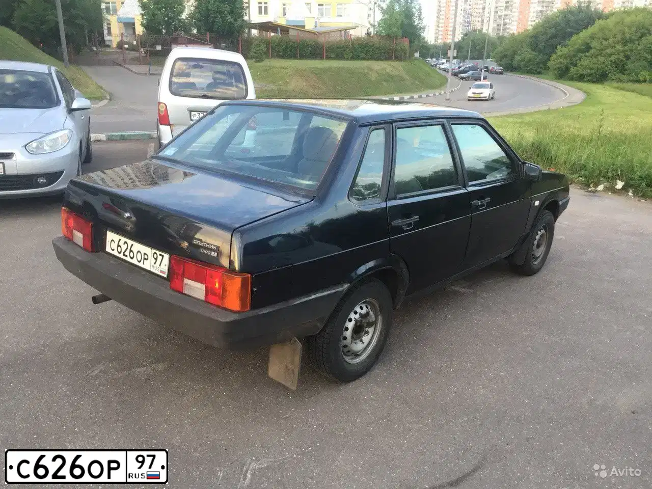 Фото автомобиля LADA 2109 SAMARA, 2004 — госномер Р875МТ05. Цвет: ЧЕРНЫЙ МЕТАЛЛИК