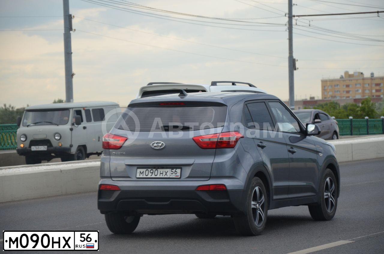 Фото автомобиля HYUNDAI CRETA, 2019 — госномер А697РР797. Цвет: СЕРЫЙ