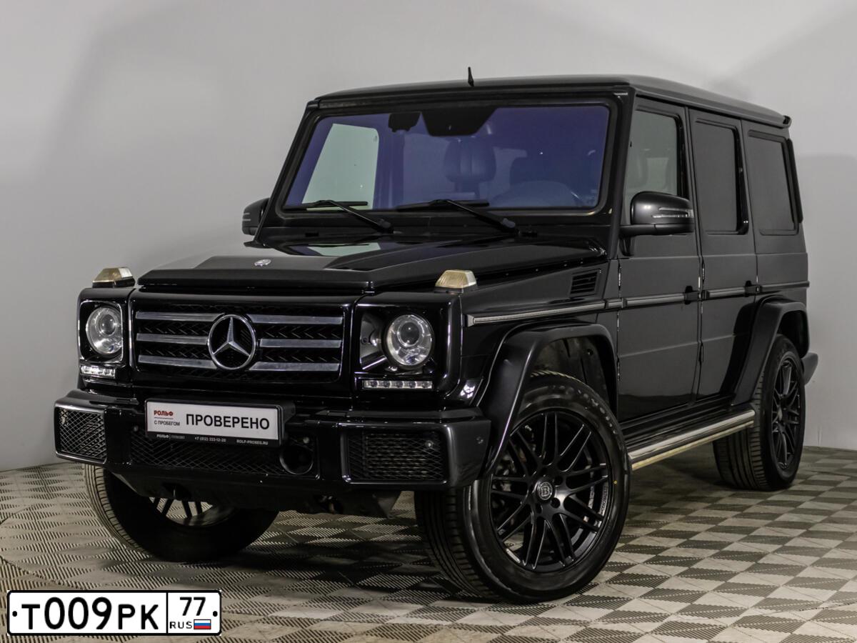 Фото автомобиля MERCEDES G-KLASSE, 2016 — госномер Т009РК77. Цвет: ЧЕРНЫЙ