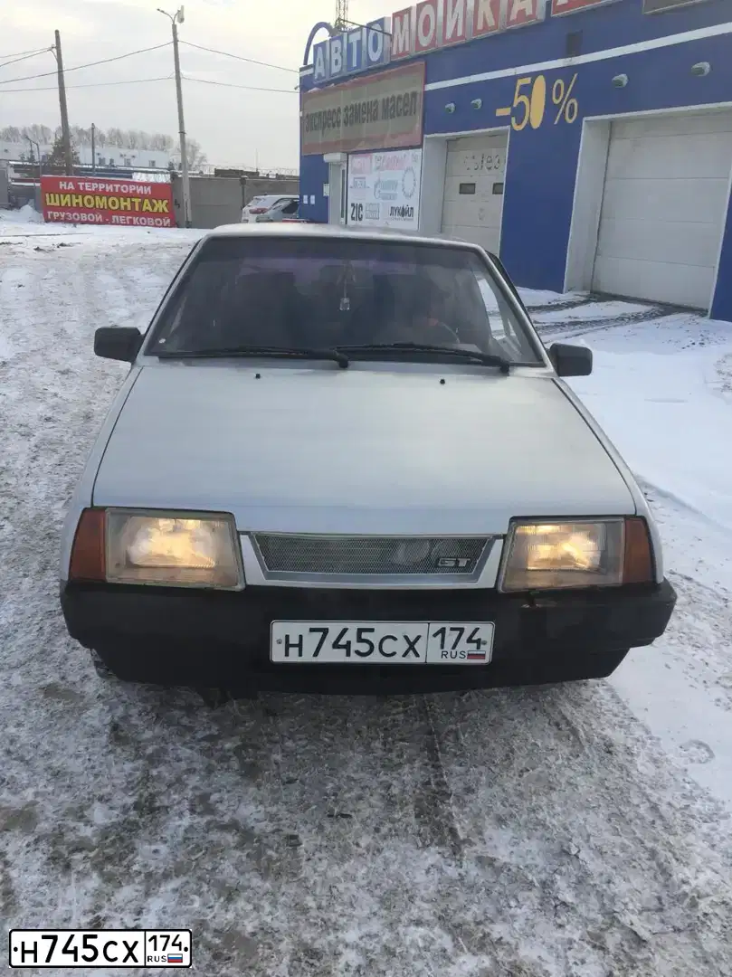 Фото автомобиля LADA 2109, 2002 — госномер В757МЕ774. Цвет: Серебристый