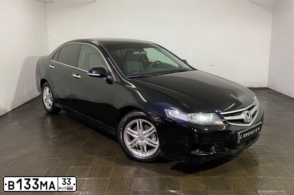 Фото автомобиля HONDA ACCORD, 2007 — госномер Е198УК152. Цвет: ЧЕРНЫЙ