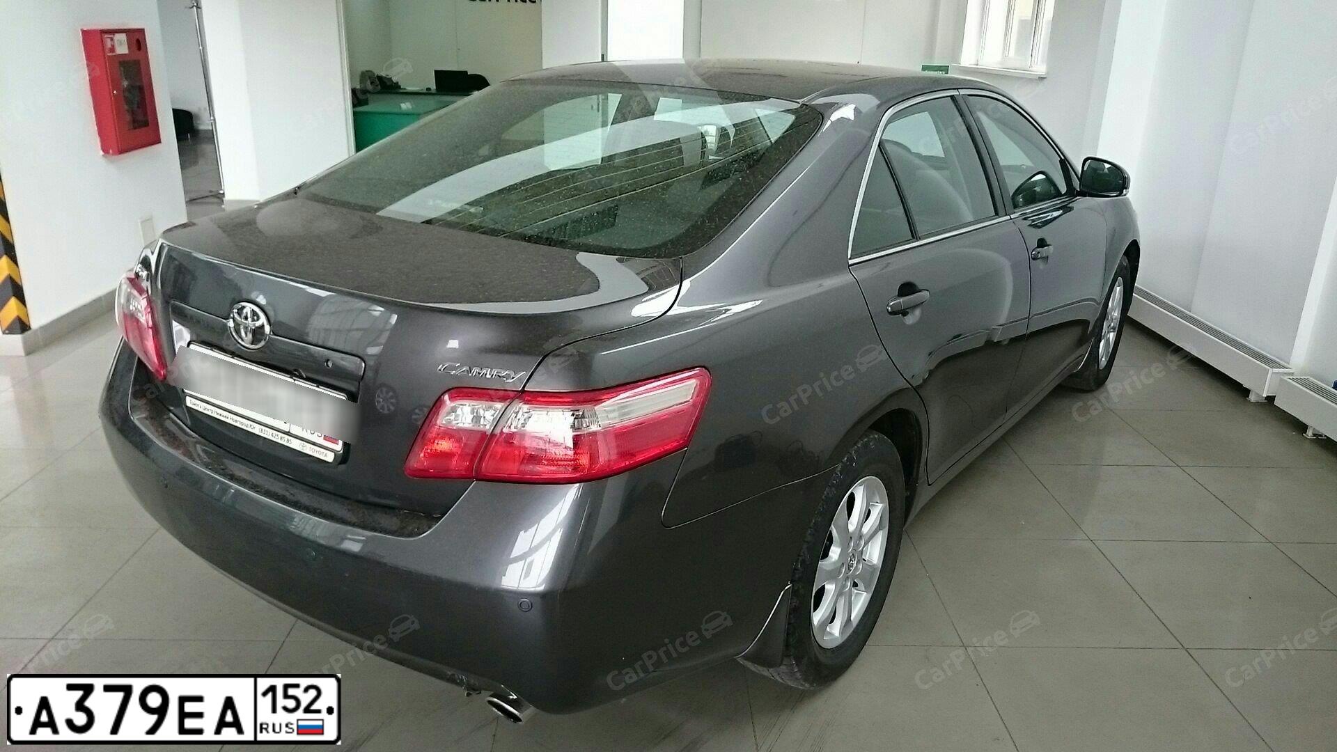 Фото автомобиля TOYOTA CAMRY, 2011 — госномер В101МВ71. Цвет: СЕРЫЙ
