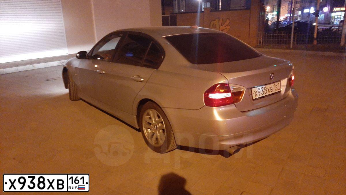 Фото автомобиля BMW SERIE 3, 2007 — госномер Р456ЕС193. Цвет: Серебристый