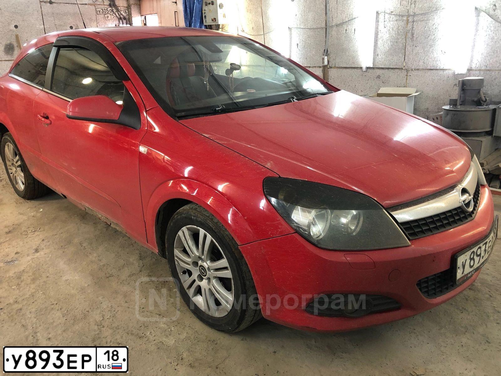 Фото автомобиля OPEL ASTRA, 2009 — госномер У893ЕР18