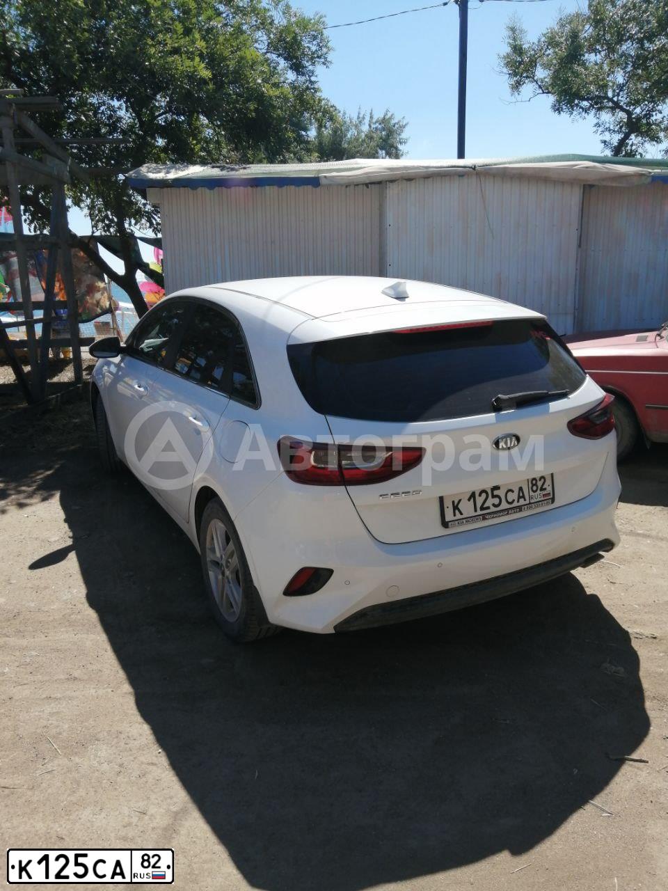 Фото автомобиля KIA CEED, 2018 — госномер К125СА82