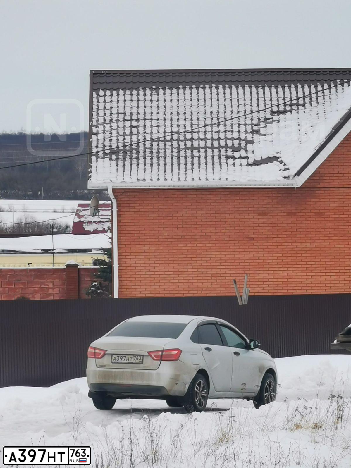 Фото автомобиля LADA VESTA, 2018 — госномер А397НТ763. Цвет: Серебристый
