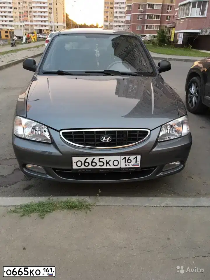 Фото автомобиля TAGAZ ACCENT, 2007 — госномер О743ЕР196. Цвет: Серый
