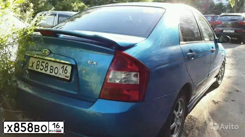 Фото автомобиля KIA CERATO, 2005 — госномер А531ВН716. Цвет: СИНИЙ
