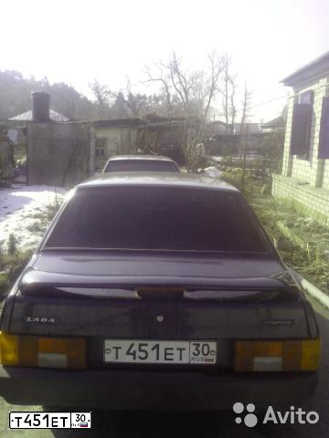 Фото автомобиля LADA 2109 SAMARA, 1997 — госномер Т451ЕТ30. Цвет: ЛАЗУРНО СИНИЙ