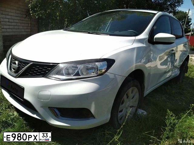 Фото автомобиля NISSAN TIIDA, 2015 — госномер М464ОК21. Цвет: Белый