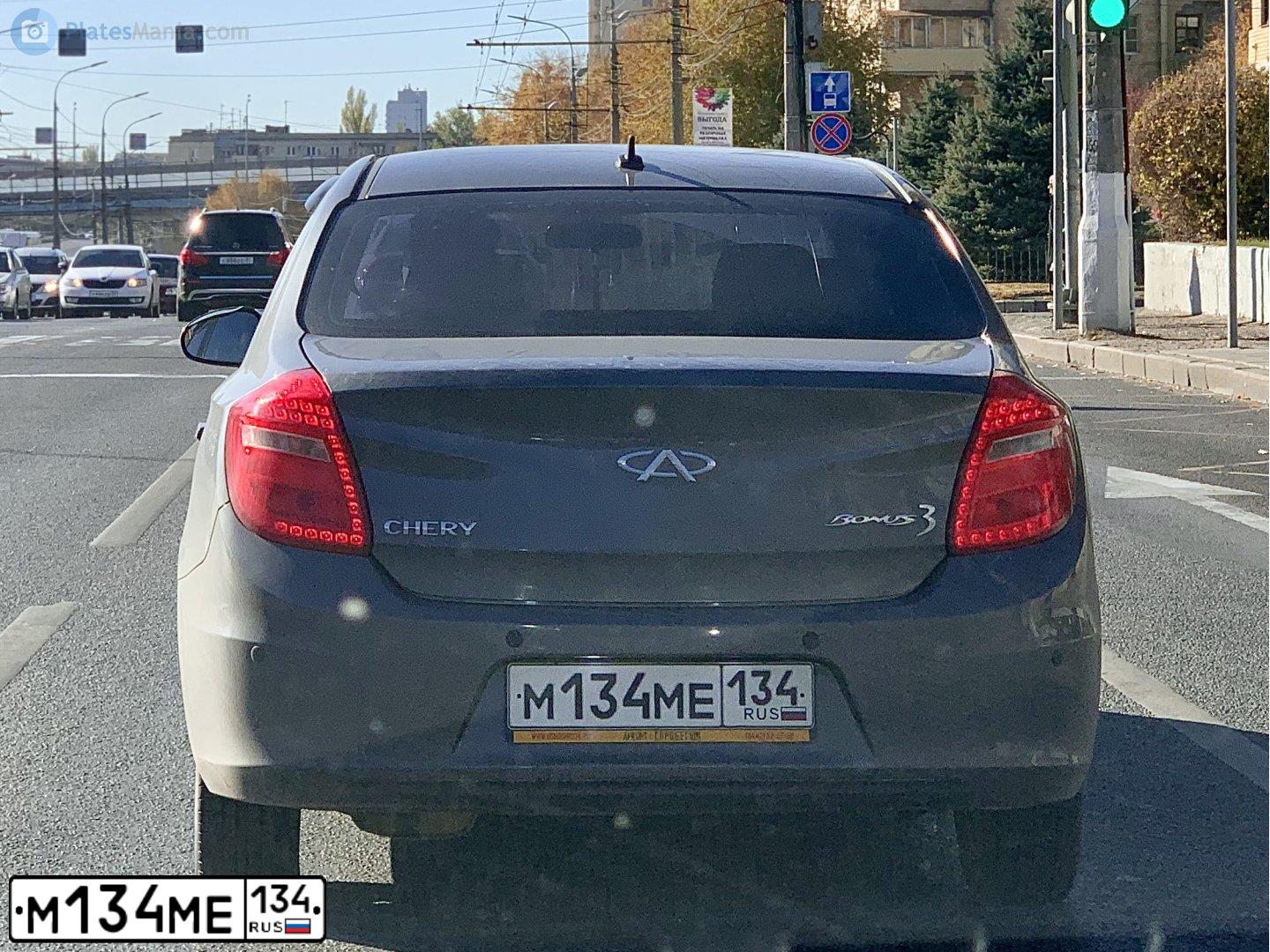 Фото автомобиля CHERY A19, 2015 — госномер М134МЕ134. Цвет: СТАЛЬНОЙ (СЕРЫЙ)