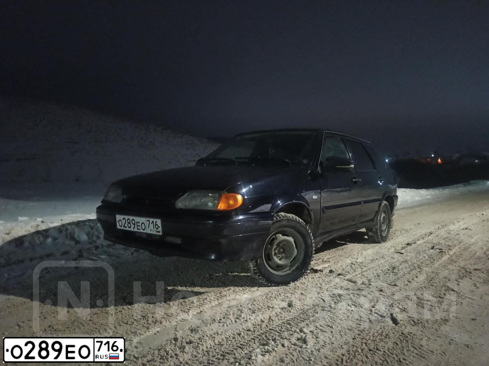 Фото автомобиля LADA 2114 SAMARA, 2013 — госномер О289ЕО716. Цвет: Сине-Черный