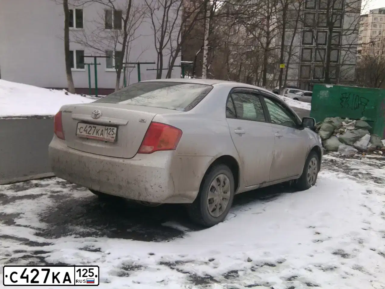 Фото автомобиля TOYOTA COROLLA, 2007 — госномер Р677ОУ32