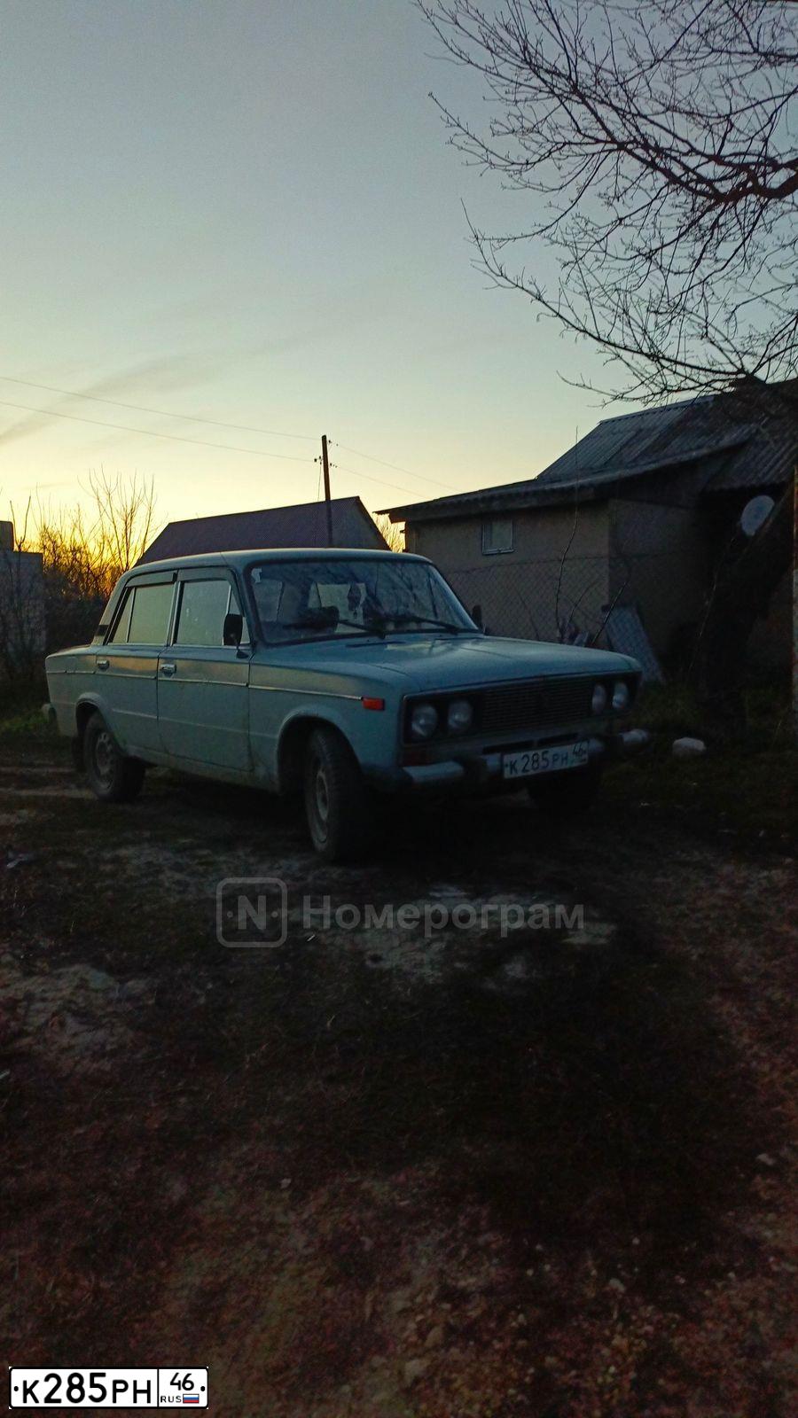 Фото автомобиля LADA 2106, 1990 — госномер К285РН46. Цвет: СВЕТЛО-СЕРЫЙ