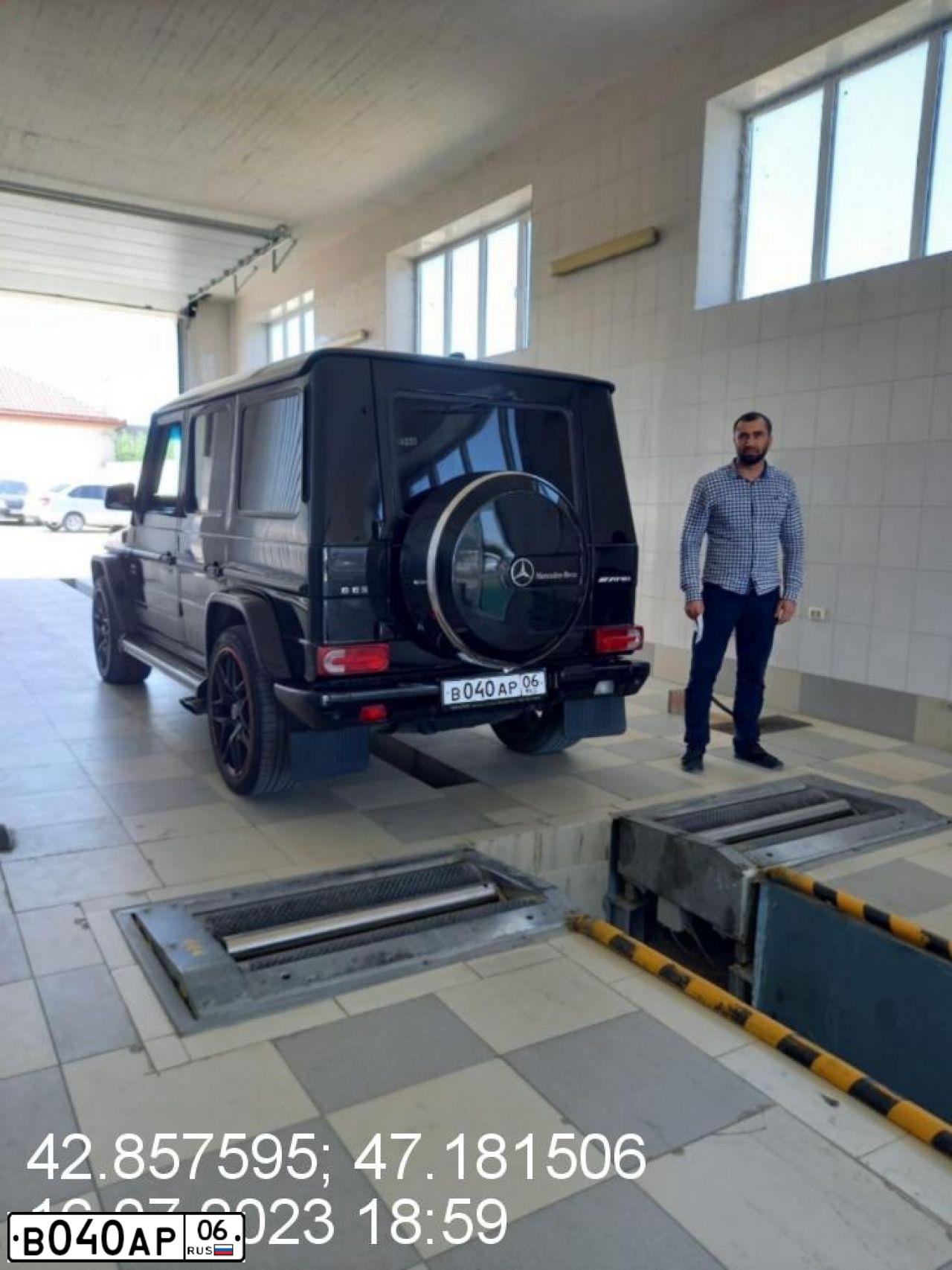 Фото автомобиля MERCEDES G-KLASSE, 2002 — госномер Х050ОЕ31