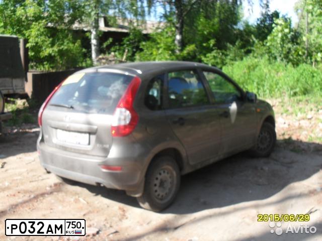Фото автомобиля LADA 2192 KALINA, 2014 — госномер Е100АУ95. Цвет: Коричневый