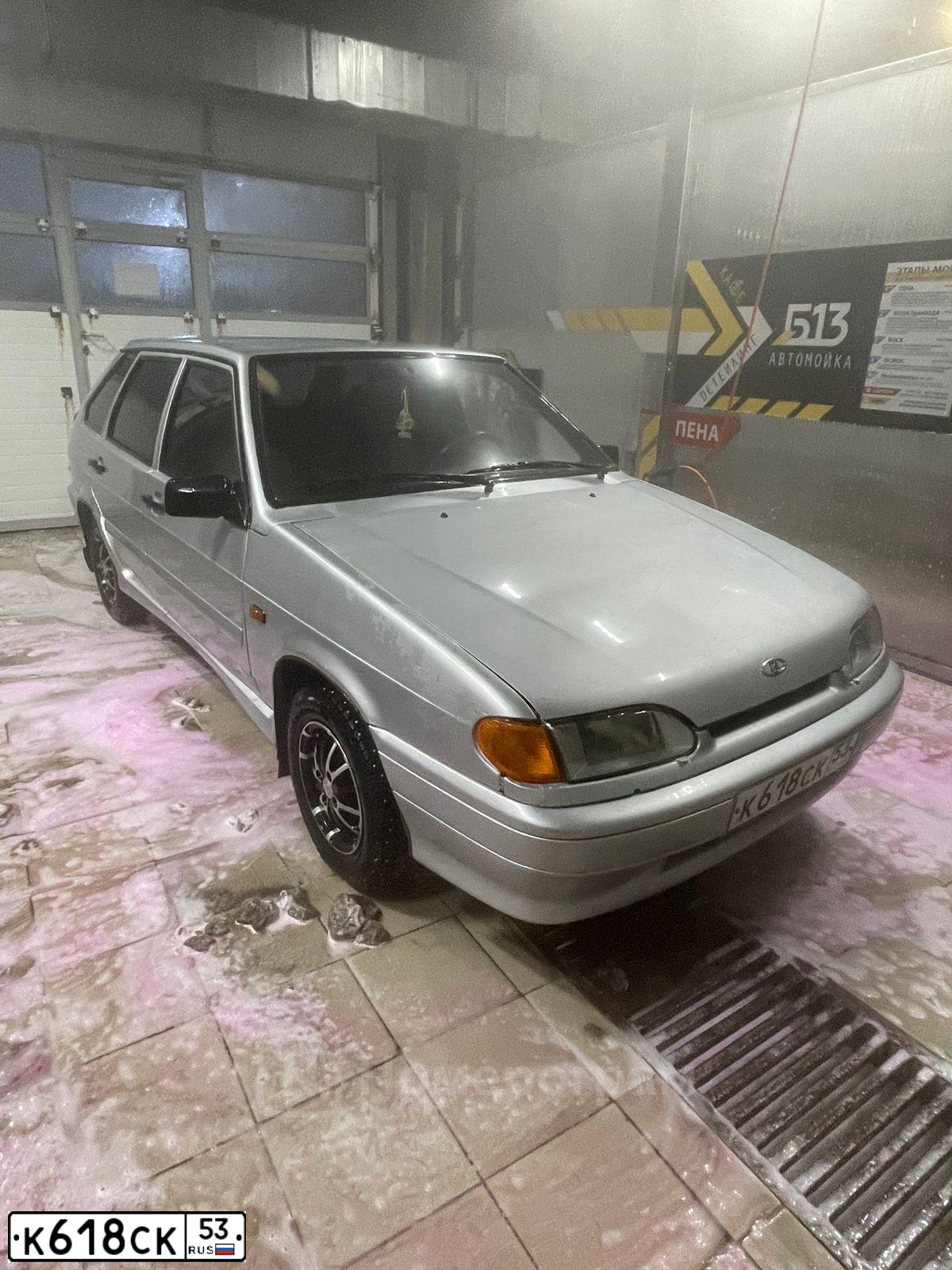 Фото автомобиля LADA 2114 SAMARA, 2010 — госномер В307ТО69. Цвет: Светло-Серебристый металлик