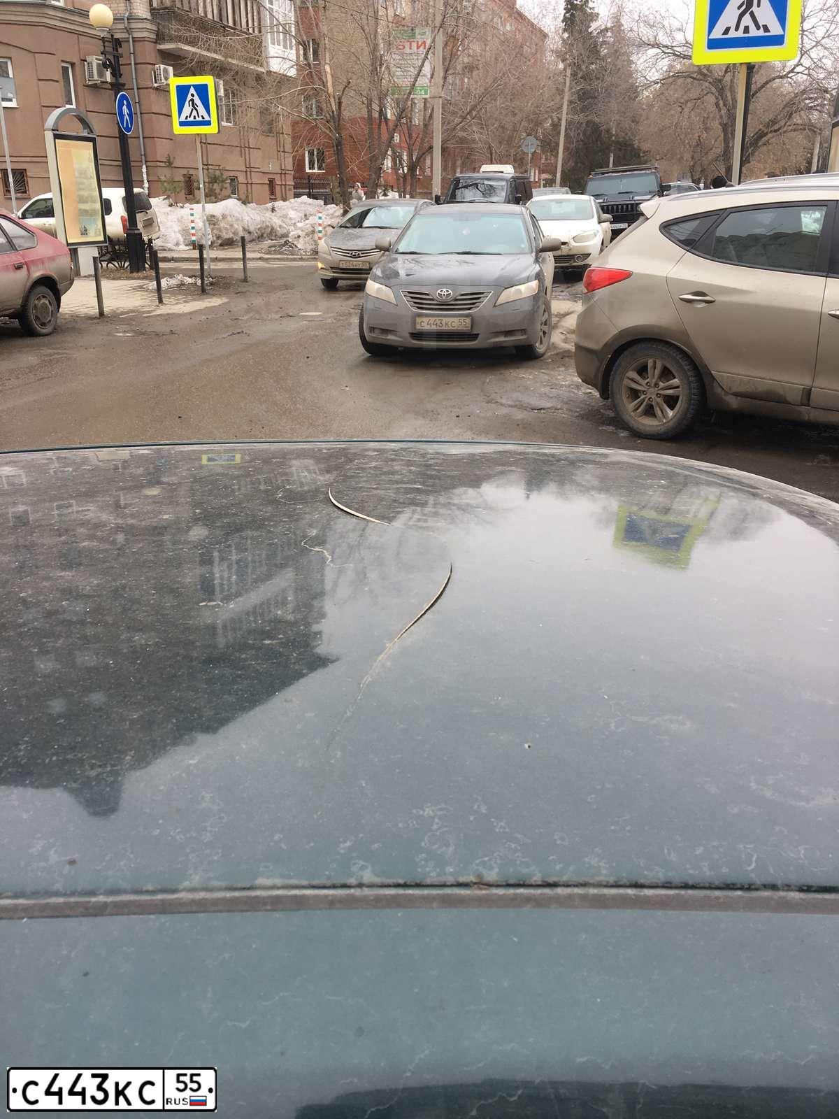 Фото автомобиля TOYOTA CAMRY, 2006 — госномер С443КС55. Цвет: ЧЕРНЫЙ