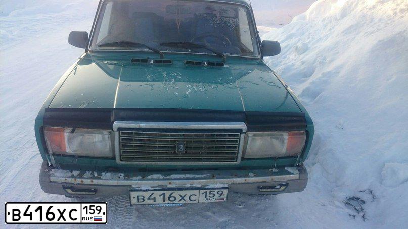 Фото автомобиля LADA 2107, 2005 — госномер Т635АА159. Цвет: ЗЕЛЕНЫЙ