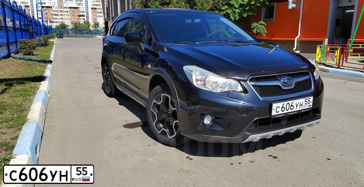 Фото автомобиля SUBARU IMPREZA, 2012 — госномер С606УН55. Цвет: ЧЕРНЫЙ